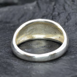 Silver Signet Ring, Signet Ring, Smooth Signet Ring, Oval Signet Ring, Unisex Ring, Minimal Ring, Silver Ring, Solid Silver Ring, 925 Silver