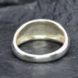 Silver Signet Ring, Signet Ring, Smooth Signet Ring, Oval Signet Ring, Unisex Ring, Minimal Ring, Silver Ring, Solid Silver Ring, 925 Silver